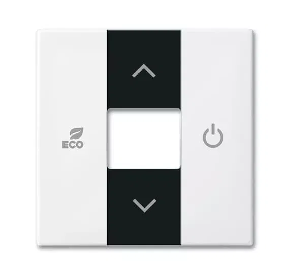 Накладка терморегулятора CP-RTC-94 free@home Basic 55 альпийский бел. ABB 6220-0-0682