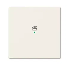 Клавиша одинарная SRS-1-96 free@home сцена Basic 55 chalet-бел. ABB 6220-0-0706