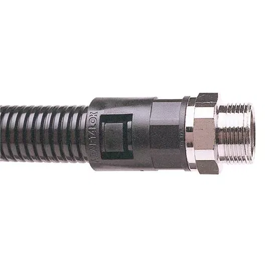 Фитинг Adaptalok AL прямой нейлон M16 d13 AL13/M16/SA/GR сер. (уп.10шт) ABB 7TCA296000R0207