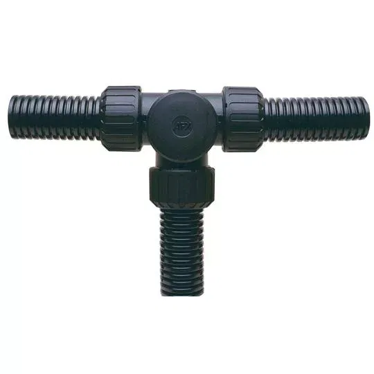 Фитинг AS прямой Т-образный пласт. d28 черн. (уп.10шт) ABB 7TCA296000R1709
