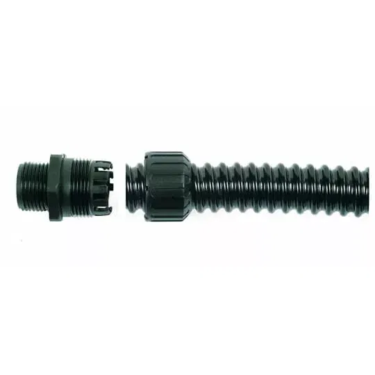 Фитинг XF прямой пласт. d25 M25 черн. (уп.10шт) ABB 7TCA296060R0125