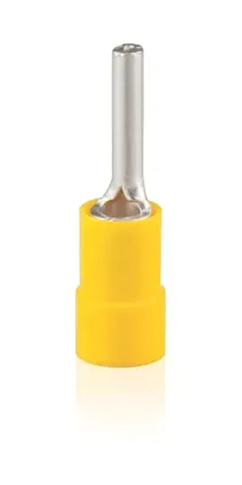 Наконечник штыревой медный изолированный PT6-YP27 жел. (уп.100шт) ABB 7TCA301200R0043
