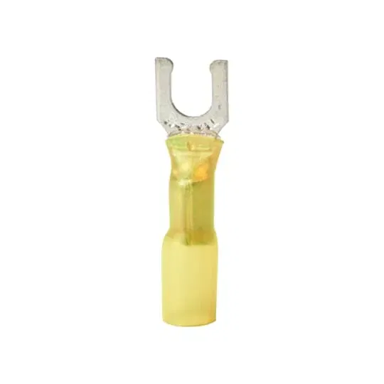 Наконечник вилочный медный изолированный HS6B-DC-YF5 жел. (уп.100шт) ABB 7TCA301400R0057