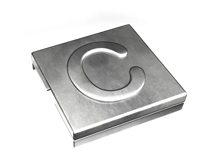Маркировка для каб. стяжки нерж. сталь "C" (уп.100шт) ABB 7TCG009470R0078