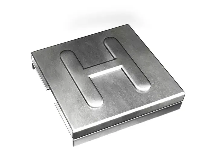 Маркировка для каб. стяжки нерж. сталь "H" (уп.100шт) ABB 7TCG009470R0084