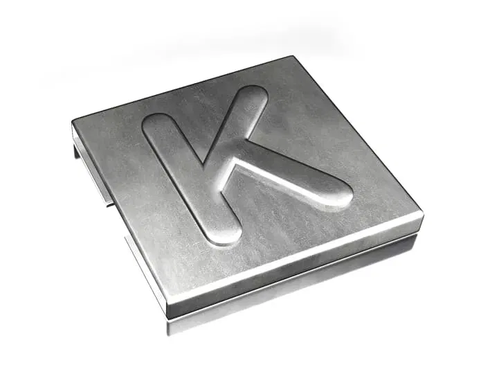 Маркировка для каб. стяжки нерж. сталь "K" (уп.100шт) ABB 7TCG009470R0087