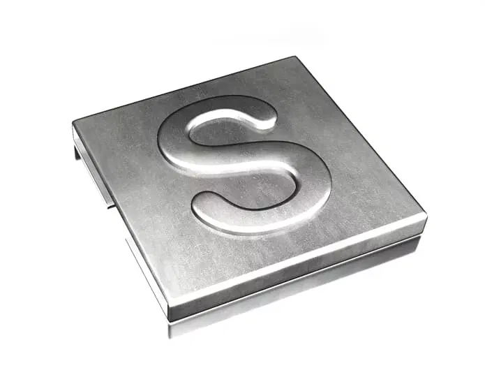 Маркировка для каб. стяжки нерж. сталь "S" (уп.100шт) ABB 7TCG009470R0097