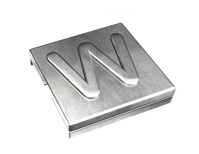 Маркировка для каб. стяжки нерж. сталь "W" (уп.100шт) ABB 7TCG009470R0103