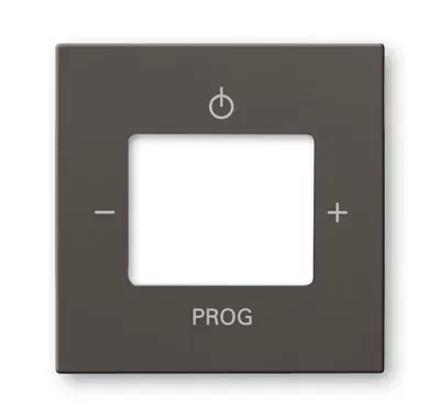 Плата центральная (накладка) для механизма цифрого FM-радио 8215 U Basic 55 chateau-black ABB 8200-0-0160