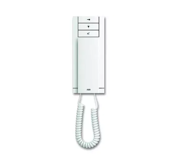 Устройство абонентское переговорное с трубкой бел. мат. ABB 8300-0-0080