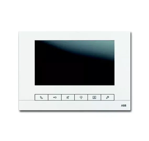 Устройство абонентское переговорное с дисплеем 7'' бел. мат. ABB 8300-0-0083