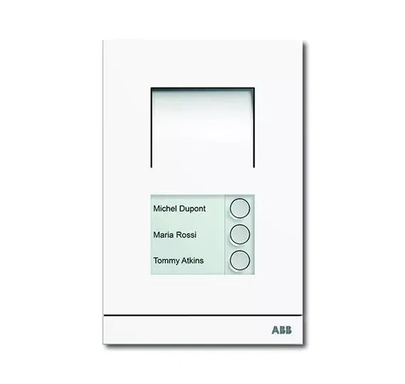 Станция вызывная аудио 3-кл. бел. мат. ABB 8300-0-0088
