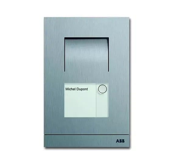 Станция вызывная аудио 1-кл. цвет сталь ABB 8300-0-0096