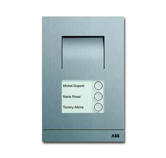 Станция вызывная аудио 3-кл. цвет сталь ABB 8300-0-0098