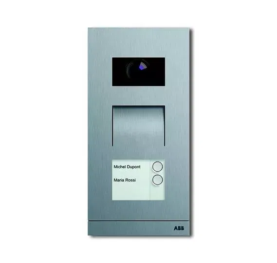 Станция вызывная видео 2-кл. цвет сталь ABB 8300-0-0102