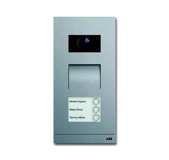 Станция вызывная видео 3-кл. цвет сталь ABB 8300-0-0103