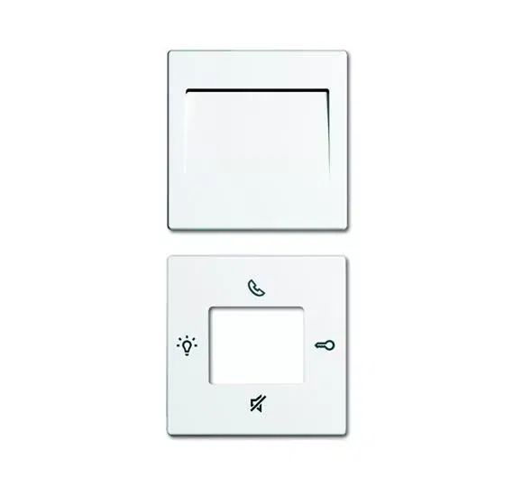 Накладка центральная solo/future/carat бел. мат. ABB 8300-0-0219
