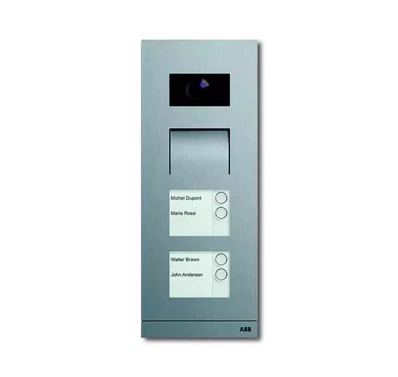 Станция вызывная видео 4-кл. сталь ABB 8300-0-0288