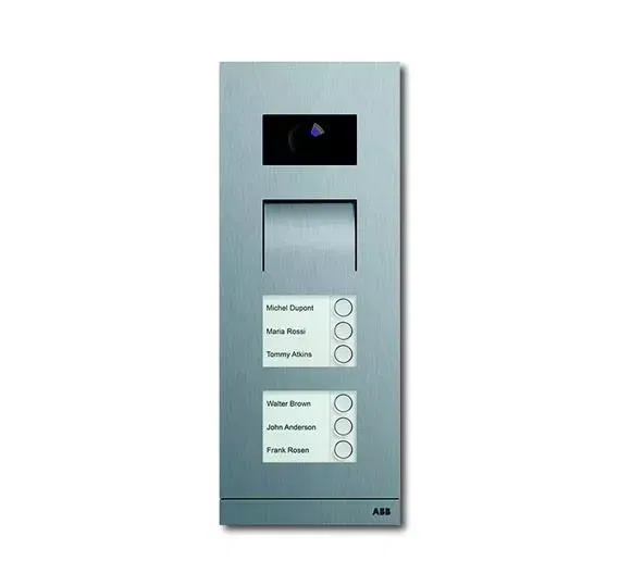 Станция вызывная видио 6-кл. сталь ABB 8300-0-0289