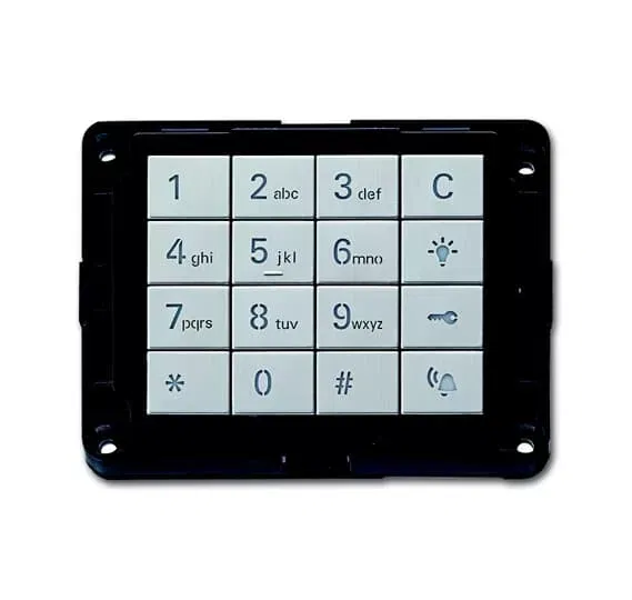 Модуль клавиатуры без рамки сталь ABB 8300-0-0383