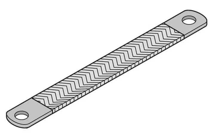 Шина заземл. гибкая 25d9-22х200 (уп.5шт.) ABB AA6880