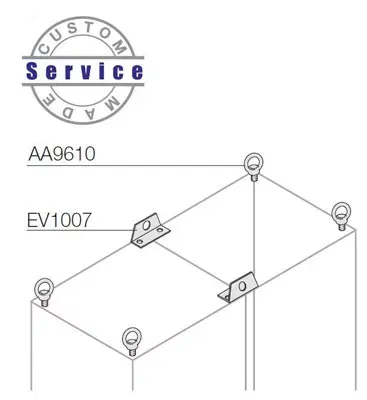 Петля для подъема шкафа (4 шт.) AA9610 ABB