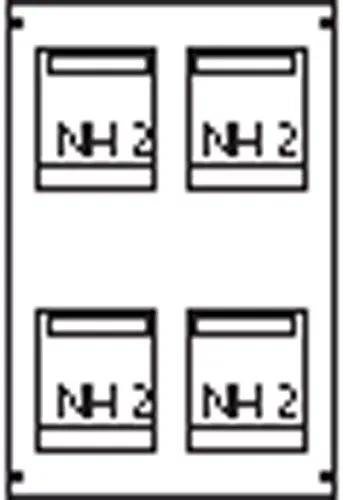 Пластрон для 4 NH2 2ряда/5 реек ABB AG66