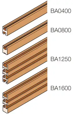 Шина медная фигурная In=400А L=1730 ABB BA0400