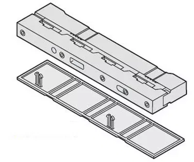 Держатель плоской шины 250-630А (2шт) BP0630 ABB