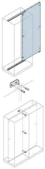 Плата монтажная + направляющие + соединитель 1800х800 (уп.2шт) ABB EA1916