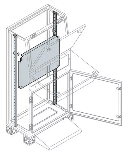 Плата монтажная 400х600мм ABB EA4061