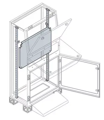 Плата монтажная 800х800мм ABB EA8081