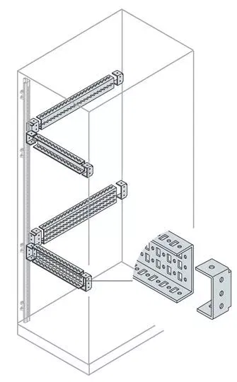 Траверса С-образная,H=100;L=600мм,2 шт. EB1060 ABB