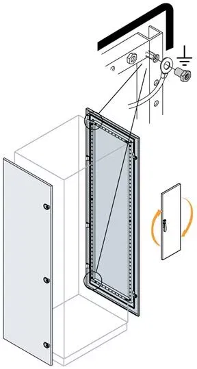 Дверь боковая 1800х500мм ABB EC1851K