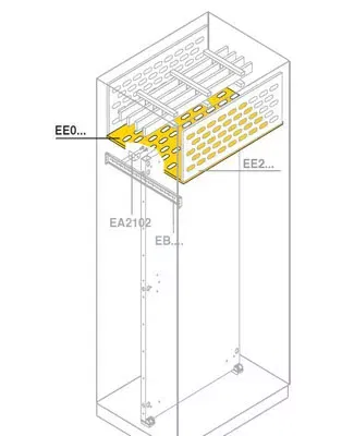 Перегородка горизонт. 200х400мм ABB EE0240