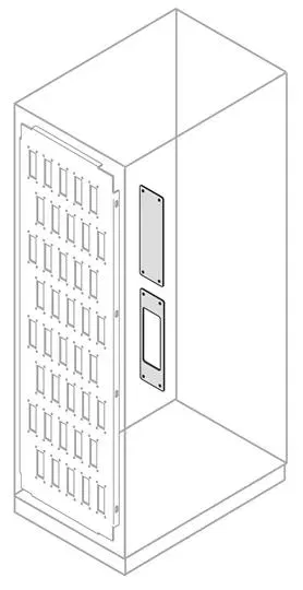 Плата для установки коннекторов 6 полюсов (уп.5шт) ABB EE2406