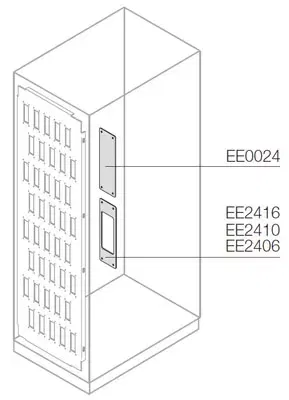 Плата для установки коннекторов 16 полюсов (уп.5шт) ABB EE2416