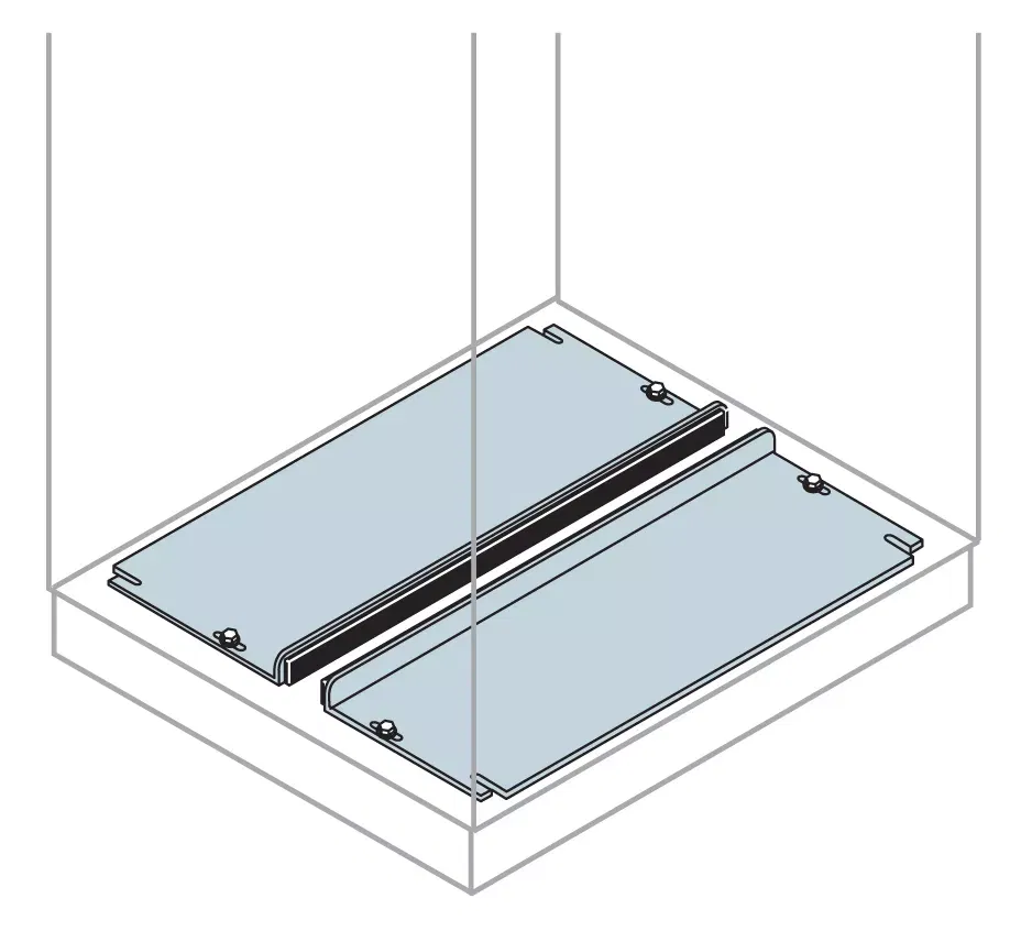 Панель нижняя скользящая 600x600мм EF6060 ABB