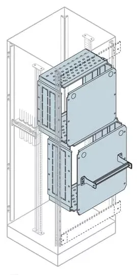 Плата монтажная + перегородки отсека 1000х600мм ABB EH1060
