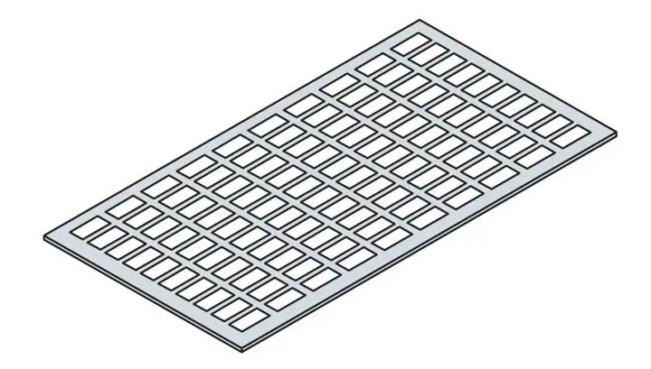 Держатель маркировки 28 DIN-модулей L=525 (уп.20шт) ABB EH2129