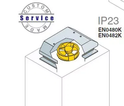 Кожух с вент-ром на крышу 230В IP43 EN0480K ABB