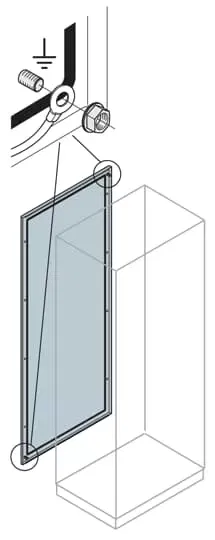 Стенка шкафа задняя 1600х600мм ABB EP1660K