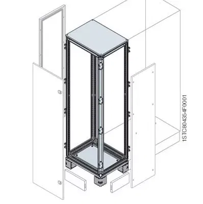 Каркас каб. секции 2200х300х1000мм ABB ER3012K
