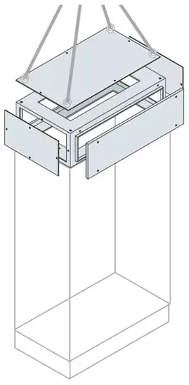 Контейнер каб. верхний 600х1000мм ABB ER6010K
