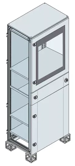 Шкаф под компьютер 1800х600х800мм ABB ES1868PCK