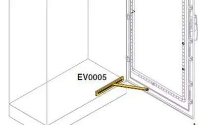 Фиксатор двери в открытом положении ABB EV0005