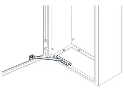 Фиксатор двери для шкафов SRN ABB EV0015