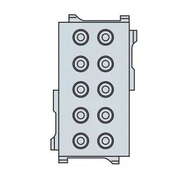 Сальник 34х68 2х(d8-17) (уп.10шт) ABB EV0125