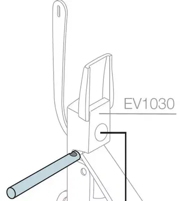 Ручка для шкафов IS2 ABB EV1030