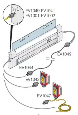 Выключатель концевой+кабель+вилка 2 пол. ABB EV1047
